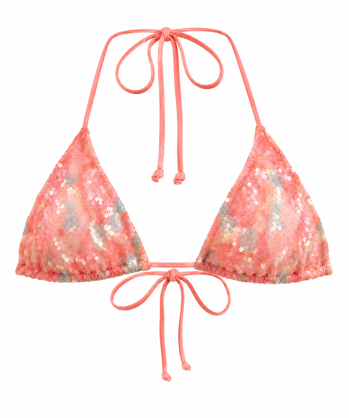 “SEQUIN SUNSET” Bikinis Top